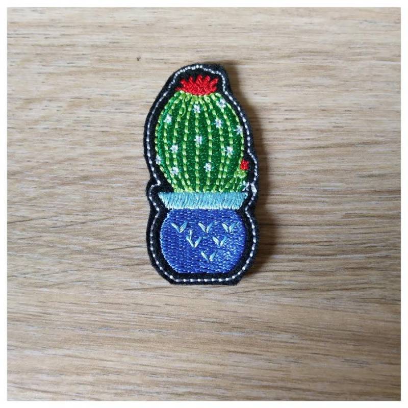 Wappen Von Patch Anbindung Cactus Flower von AnjaCreation