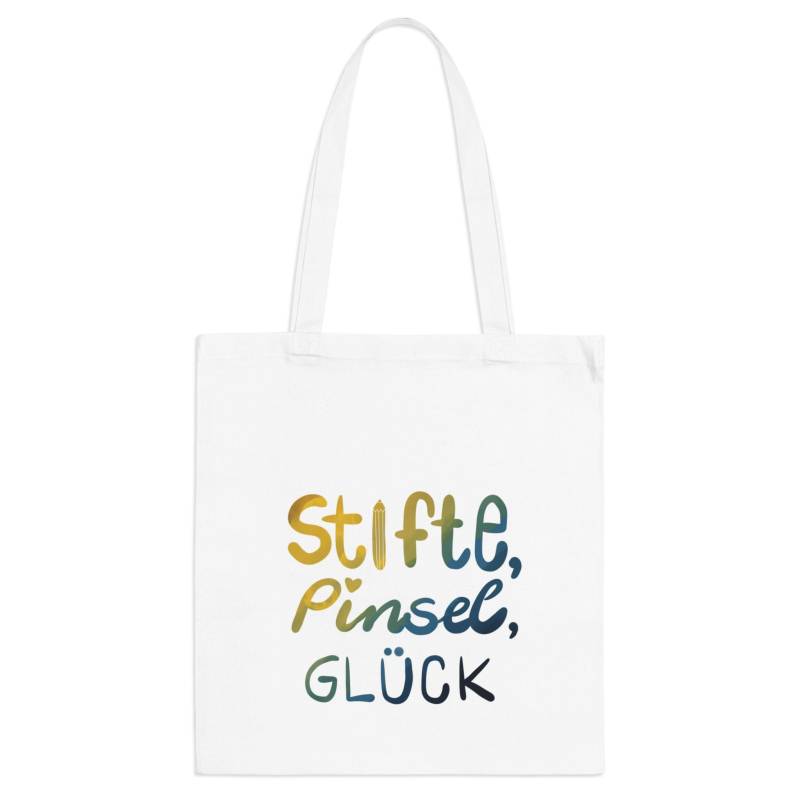 stifte Pinsel Glück - Beutel | Tote Bag Kunst Künstler Spruch Geschenk Für von AnjaTreskowDesign
