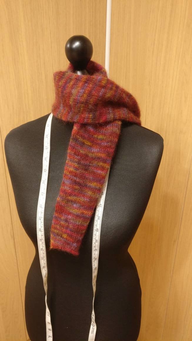 Handgestrickter, Superflauschiger Kuschelschal in Farbe Herbstferien von AnjasKreationen