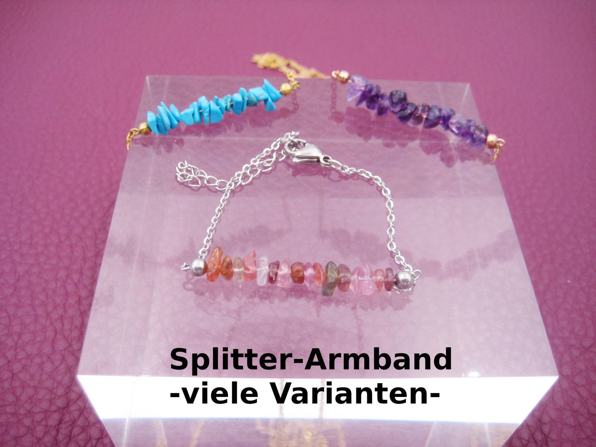 Splitter-Armband, Viele Varianten Verfügbar, Edelstahl, Silber, Goldfarben, Rosegoldfarben, Geschenk Für Sie Splitter-Armband, Viele Varianten Verfügbar, Edelstahl, Silber, Goldfarben, Rosegoldfarben, Geschenk Für Sie von AnjasPerlenweltShop