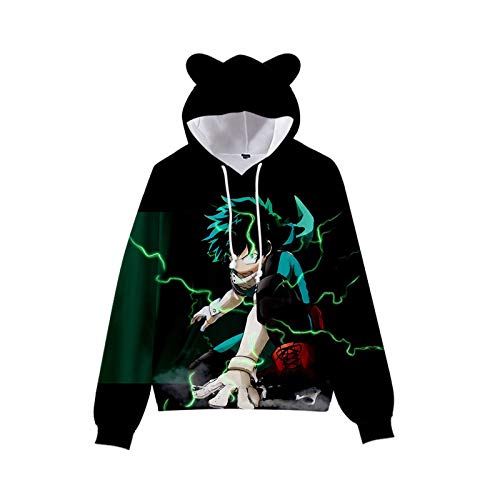 Anjinguang My Hero Academia Anime Hoodies Friends Bedruckter Pullover Sweatshirt für Damen und Herren Jungen Mädchen XXS-4XL, Typ 6, S von Anjinguang