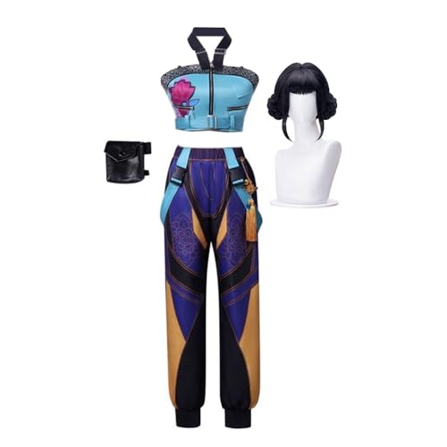 Anjinguang Rumi Cosplay Kostüm, Anime Charakter Zoey/Mira Cosplay Mädchen Gruppe Bühnenaufführung Kostüm Set Halloween Karneval Party Outfits von Anjinguang