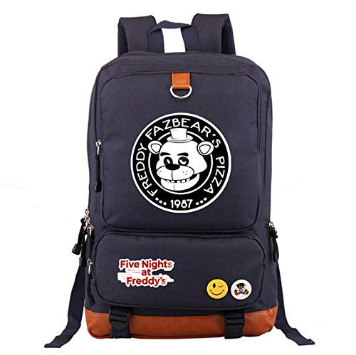 Five Nights Fre-ddy Rucksack für Mädchen Kinder FNAF Schultasche Kinder Büchertasche Frauen Casual Daypack Cartoon Niedlicher Bär Lässiger Stilvoller Schulrucksack Große Größe, Typ9, 29x13x44cm von Anjinguang