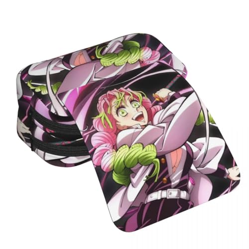 Kamado Tanjiro Federmäppchen Kamado Nezuko/Rengoku Kyoujurou Federmäppchen Anime Druck Federmäppchen Große Kapazität Doppelschichten Reißverschluss Bleistift Box Student Schreibwaren Box Geschenke von Anjinguang