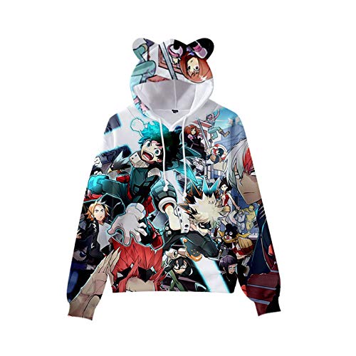 My Hero Academia Anime Hoodies Friends Printed Pullover Sweatshirt für Herren und Damen Jungen Mädchen XXS-4XL Gr. S, Typ 5 von Anjinguang