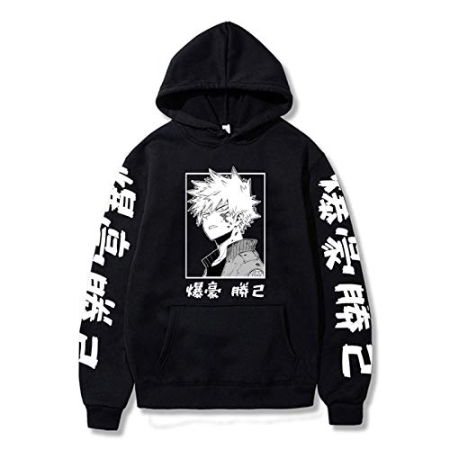 My Hero Academia Hoodies MHA Anime Pullover No Hero Academia Sweatshirt für Herren und Damen Jungen Mädchen XS-3XL Gr. S, a von Anjinguang