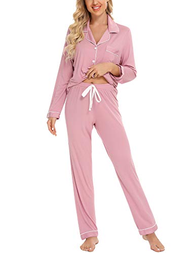 Anjue Classic Pyjamaset, Cameo Brown, US XXL (EU 3XL-4XL) von Anjue