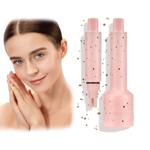 Faux-Sommersprossen-Stempel, wasserfester, schnell trocknender Sommersprossen-Stift – mühelos realistisch, Sommersprossen-Make-up für das Gesicht (3-TIEF) von Ankepw
