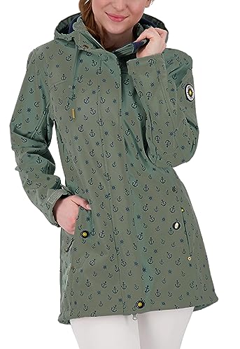 Ankerglut Damen #ankerglutschein Women Softshelljacke, Oliv, 52 Größen von Ankerglut