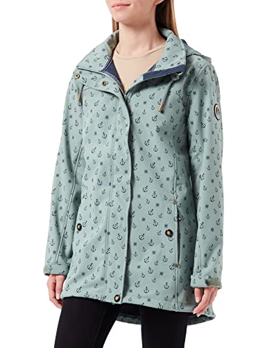 Ankerglut Damen #ankerglutschein Women Softshelljacke, Slate Gray, 40 von Ankerglut