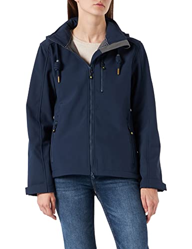Ankerglut Damen Ankerglutfreude Women's Jacket With Removable Hood Lined Transition Jacket Windbreaker Softshelljacke, Navy, 44 EU von Ankerglut