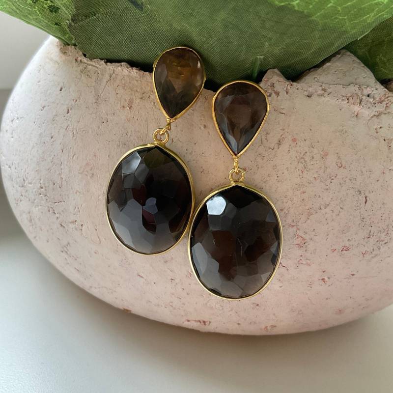 Große Rauchquarzhänger von AnkesSchmuckdesign