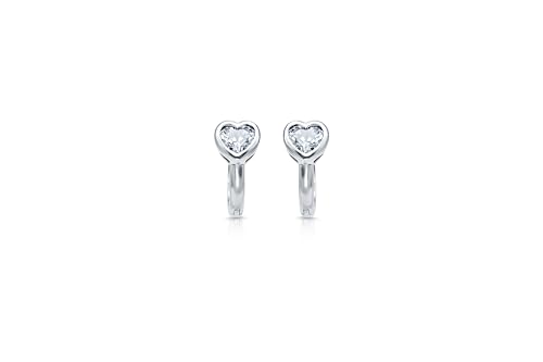 Ankra Damen-Ohrringe Creolen Zirkonia rhodiniert 925er Sterling Silber 4,0mm AKRJ-ER-0250 von Ankra