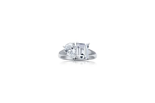 Ankra Damen-Ring aus 925 Sterling Silber mit Zirkoniabesatz rhodiniert Gr. 54 AKRJ-RG-0273 von Ankra