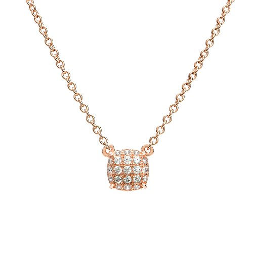 Ankra Damencollier 45cm mit Kissenanhänger 925er Sterling-Silber rhodiniert 1VNAKRJ-NL0085 von Ankra