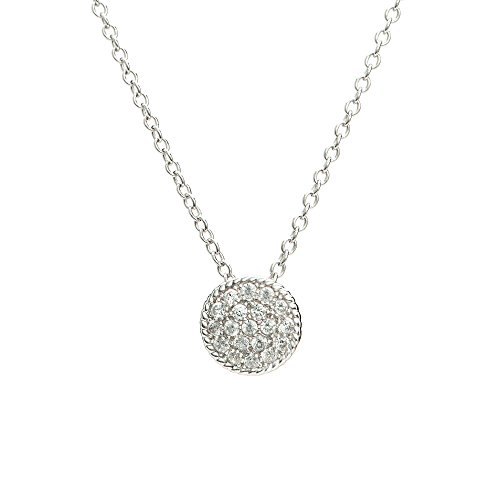 Ankra Damencollier 45cm mit Kugelanhänger 925er Sterling-Silber rhodiniert 2VNAKRJ-NL0079 von Ankra