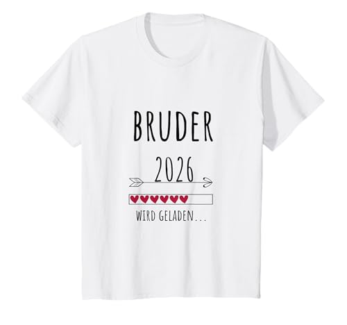 Kinder werdender Bruder 2026 Verkündung Schwangerschaft T-Shirt Kinder werdender Bruder 2026 Verkündung Schwangerschaft T-Shirt von Ankündigung Schwangerschaft & Familienzuwachs 2026