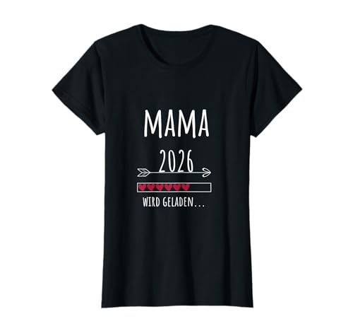 Verkündung Schwangerschaft 2026 Geschenk werdende Mama T-Shirt von Ankündigung Schwangerschaft & Familienzuwachs 2026