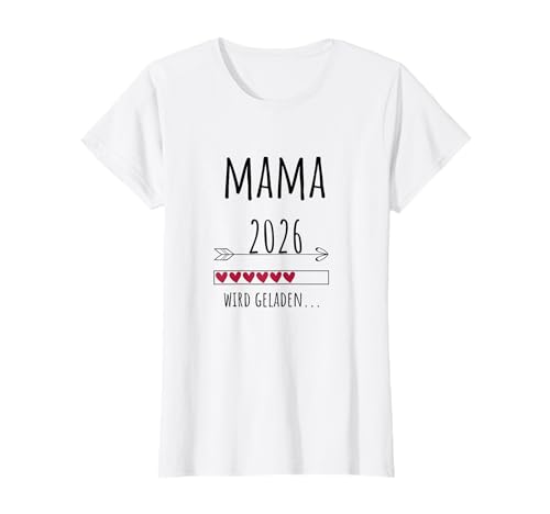 werdende Mama 2026 Verkündung Schwangerschaft T-Shirt werdende Mama 2026 Verkündung Schwangerschaft T-Shirt von Ankündigung Schwangerschaft & Familienzuwachs 2026