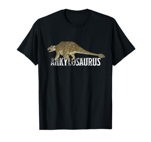 Ankylosaurus Silhouette Dino Shirt Dinosaurier Kinder Kostüm T-Shirt von Ankylosaurus Dinosaur Dino Tee Shirt