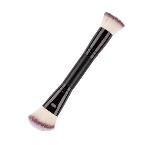 Anloximt Doppelseitiger Make-up-Pinsel, Augen-Make-up-Pinsel | Doppelseitiger Lidschatten-Puderpinsel | Tragbarer Creme-Make-up-Gesichtspinsel für Erwachsene zum Konturieren und Bronzieren Anloximt Doppelseitiger Make-up-Pinsel, Augen-Make-up-Pinsel | Doppelseitiger Lidschatten-Puderpinsel | Tragbarer Creme-Make-up-Gesichtspinsel für Erwachsene zum Konturieren und Bronzieren von Anloximt