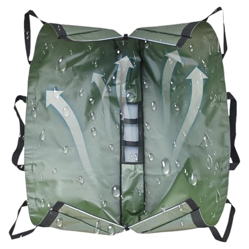 Anloximt Isolierte Fischtasche | Angeltasche Für Fisch - Tragbare wasserdichte Große Kapazität Faltbare Halterung Für Rucksackreisen Camping Outdoor Männer Wandern Frauen von Anloximt