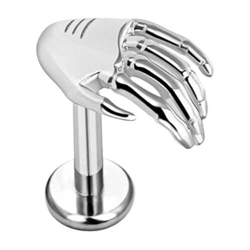 Anloximt Totenkopf Ohrringe | Gruselige Piercing Stecker - Schmuck Für Täglich Karneval Reisen Partys Geburtstage Anloximt Totenkopf Ohrringe | Gruselige Piercing Stecker - Schmuck Für Täglich Karneval Reisen Partys Geburtstage von Anloximt