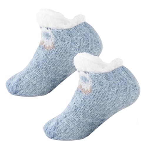 Warme Fuzzy-Socken, Modische flauschige Bodensocken mit Greifern, Damenbekleidung für Spielzimmer, Esszimmer, Wohnzimmer, Schlafzimmer, Arbeitszimmer Anloximt von Anloximt