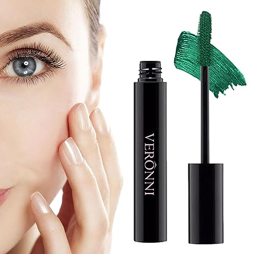 Wischfeste Mascara - 4D Silk Fiber Long Lash Cosmetic, Mascara für empfindliche Augen - Volumengebende und verlängernde Wimpernkosmetik-Mascara für schwungvolle Wimpern Anloximt von Anloximt