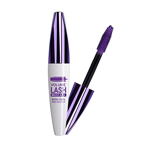 Wischfeste Mascara | Wasserfeste, wischfeste 5D-Seidenfaser-Doppelbürsten-Mascara,Voluminöse Wimperntusche steigert Volumen und Länge, 5D-Wimperntusche aus Seidenfaser, kein Verklumpen, kein Anloximt von Anloximt