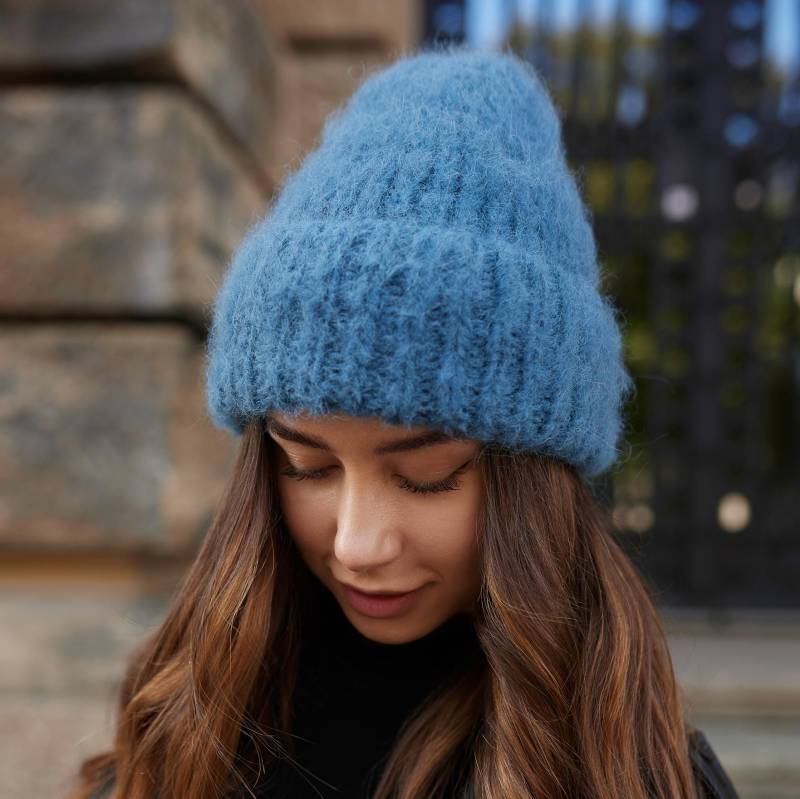 Handgestrickte Alpaka Strickmütze Weiche Winter Beanie von Anlusso