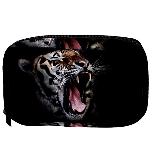 Kosmetiktaschen Tier große Katze Tiger praktische Kulturtasche Reisetasche Oragniser Make-up Tasche für Frauen Mädchen von Anmarco