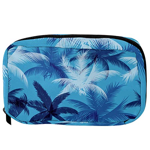 Kosmetiktaschen Tropische Palmblätter Praktische Kulturtasche Reisetasche Oragniser Make-up Tasche für Frauen Mädchen von Anmarco