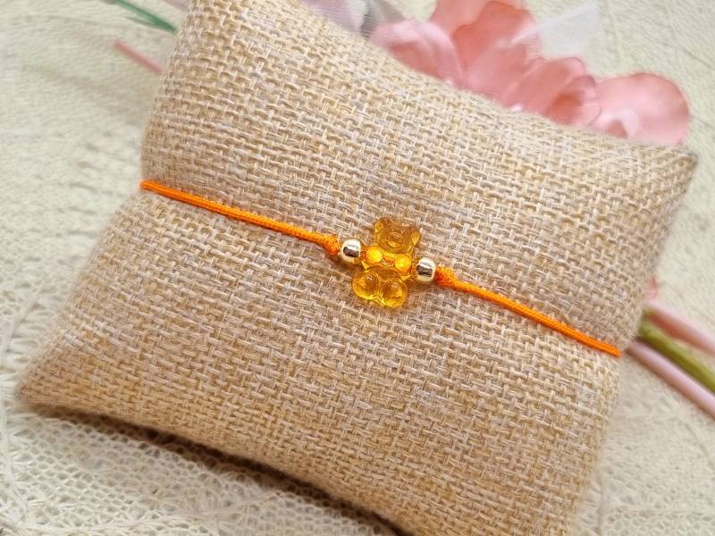 Gummibärchen Makramee Armband - Filigranes von GluecksengeI