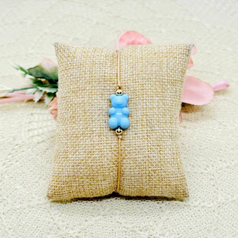 Gummibärchen Makramee Armband - Filigranes von GluecksengeI