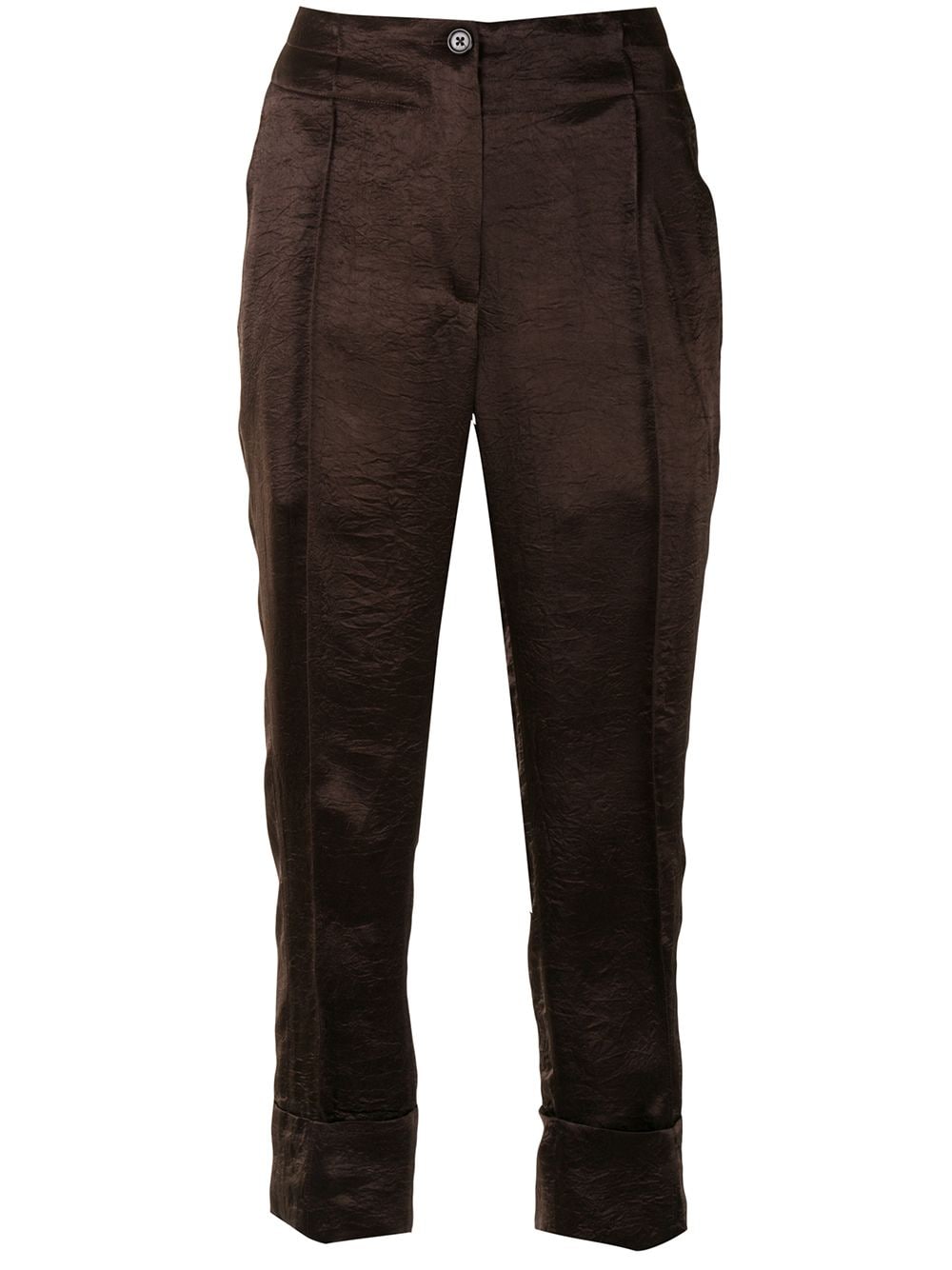 Ann Demeulemeester Hose in Knitteroptik - Braun von Ann Demeulemeester