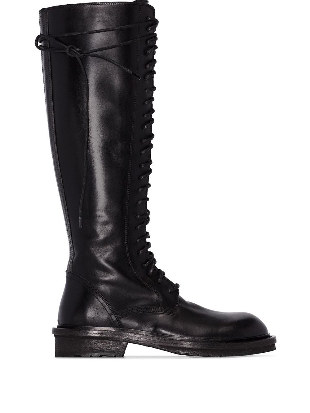 Ann Demeulemeester Kniehohe Schnürstiefel - Schwarz von Ann Demeulemeester