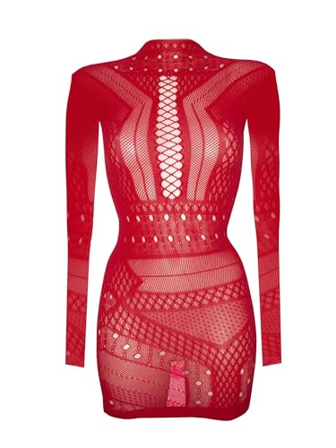 Ann Summers Damen-Kostüm Janelle mit Schmucksteinen, rot, 36 von Ann Summers