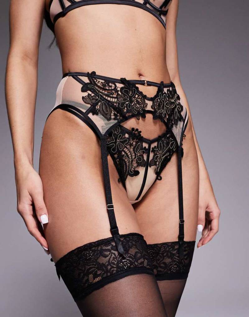 Ann Summers - Enticement - Strumpfhalter in Schwarz von Ann Summers