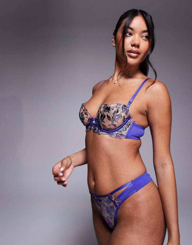 Ann Summers - Euphoric - Tanga in Blau-Lila von Ann Summers