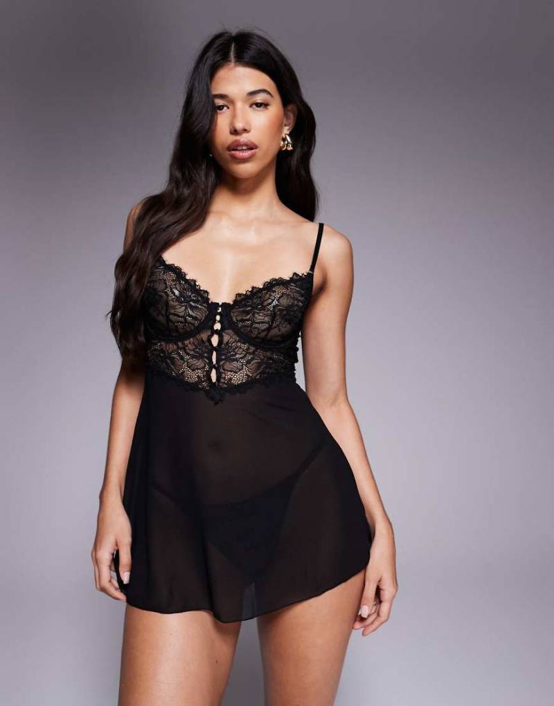 Ann Summers - Iris - Babydoll in Schwarz Ann Summers - Iris - Babydoll in Schwarz von Ann Summers