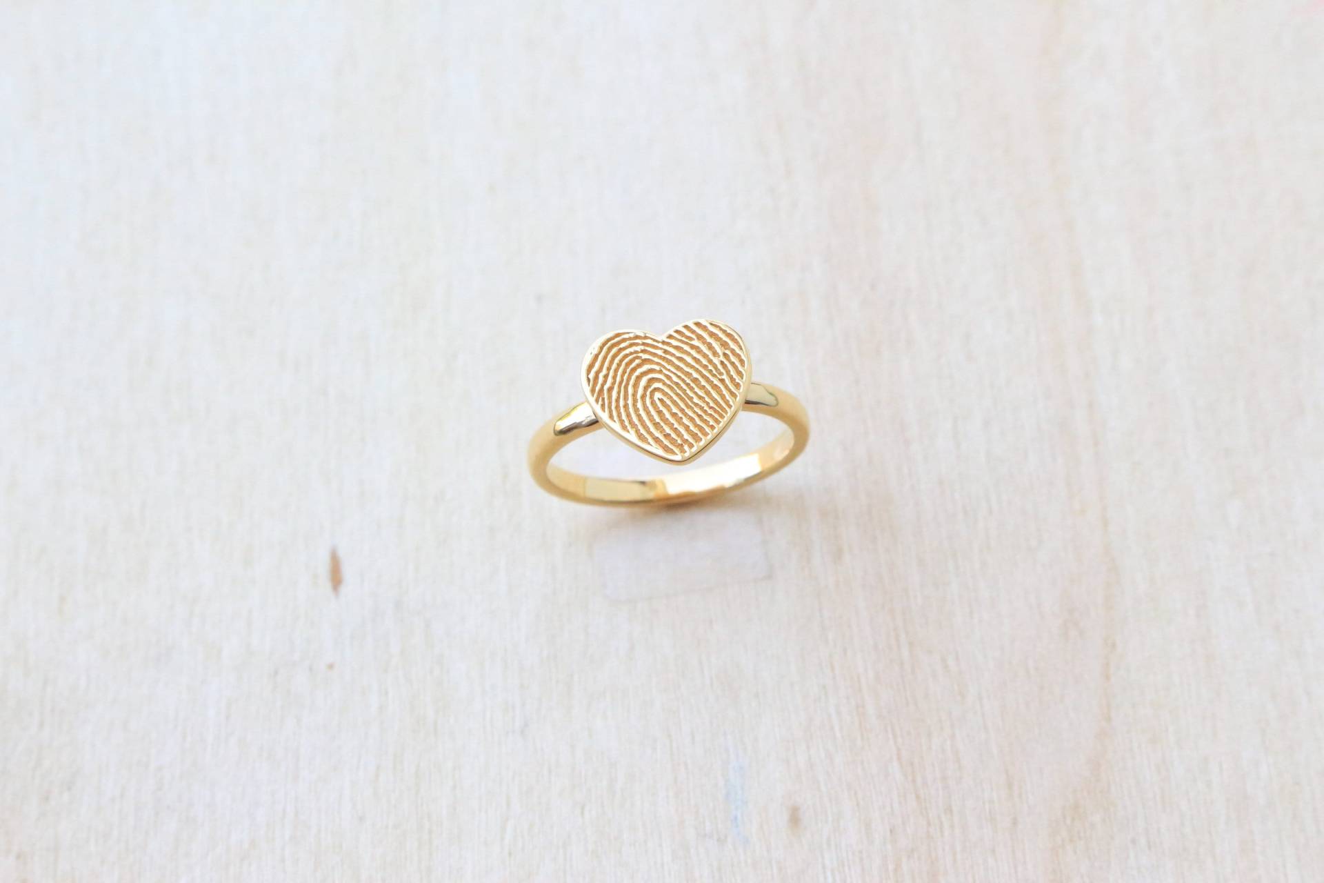 Fingerabdruck Ring Herzform - Echter Weihnachtsgeschenk Muttertagsgeschenk Fingerabdruck Ring Herzform - Echter Weihnachtsgeschenk Muttertagsgeschenk von AnnMariaJewelry