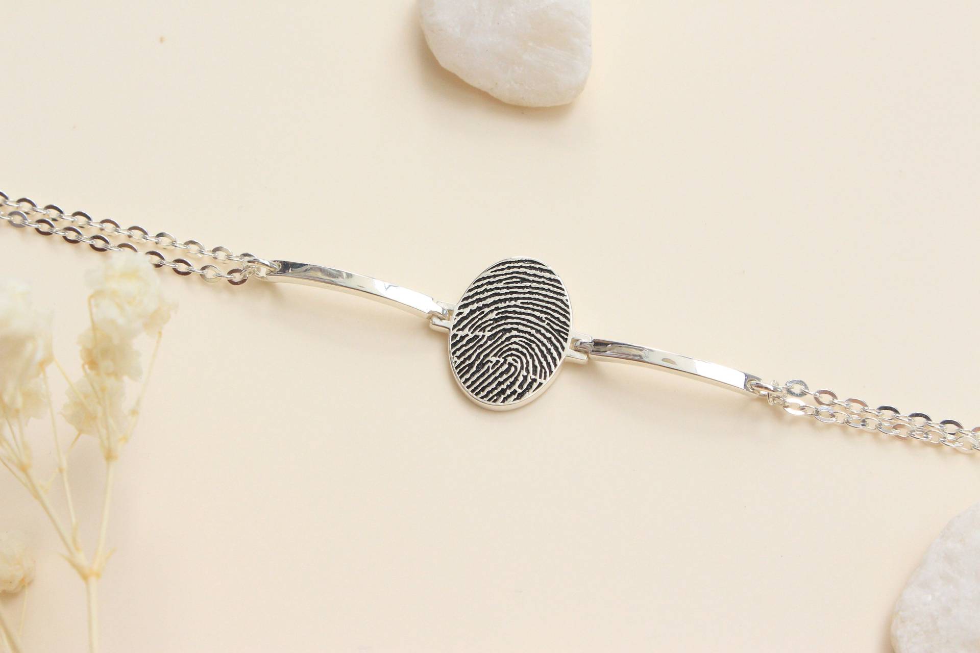 Oval Geformtes Fingerabdruck-Armband Aus Sterlingsilber - Personalisiertes Handschrift-Armband Dein Signature-Armband Muttertagsgeschenk Oval Geformtes Fingerabdruck-Armband Aus Sterlingsilber - Personalisiertes Handschrift-Armband Dein Signature-Armband Muttertagsgeschenk von AnnMariaJewelry