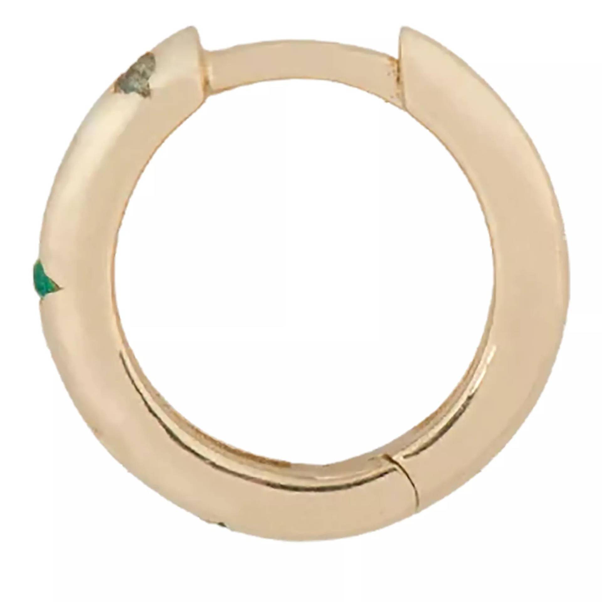 Anna+Nina Ohrringe - Single Enchanted Ring Earring 14K - Gr. unisize - in Mehrfarbig - für Damen von Anna+Nina