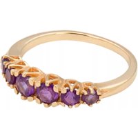 Anna+Nina Ring - Anna Ring Amethyst 14K - Gr. 55 - in Lila - für Damen von Anna+Nina