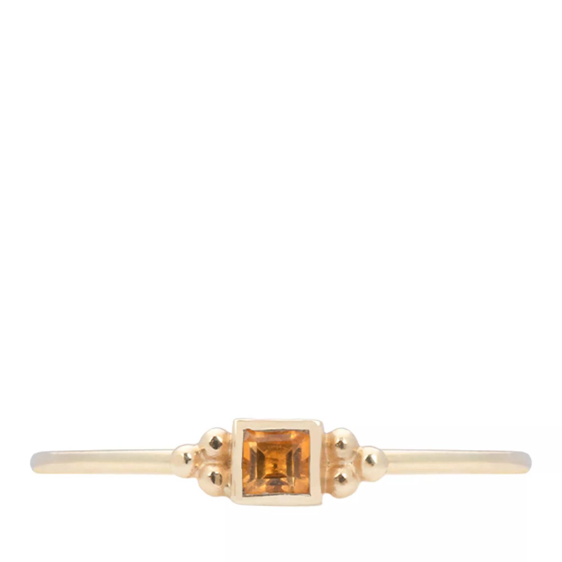 Anna+Nina Ring - Honeysuckle Ring 14K - Gr. 57 - in Orange - für Damen von Anna+Nina