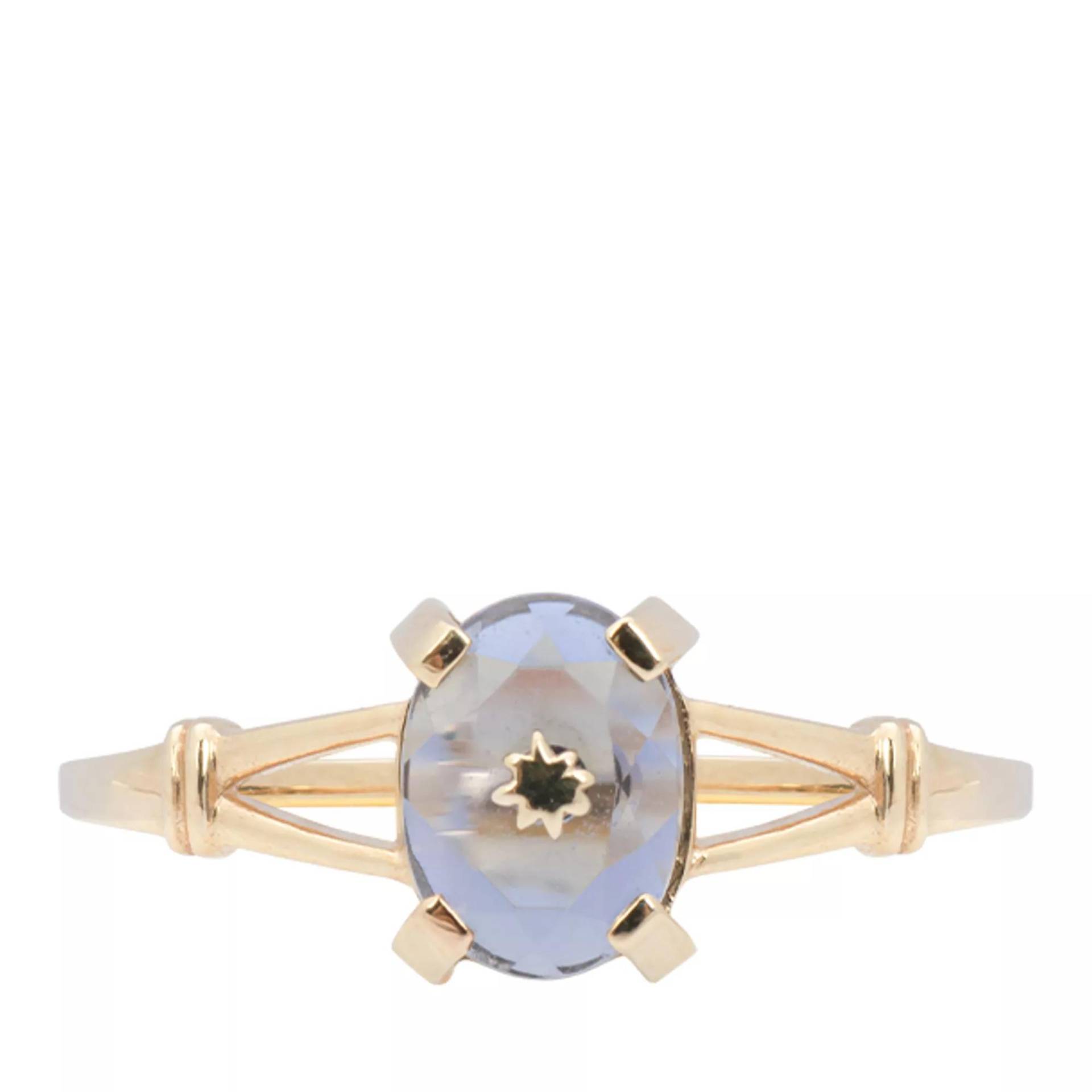 Anna+Nina Ring - Lucky Fortune Star Ring 14K - Gr. 57 - in Lila - für Damen von Anna+Nina