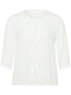 Bluse Rundhals-Ausschnitt Anna Aura weiss von Anna Aura