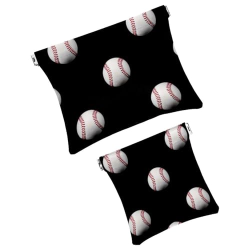 Anna Cowper Kosmetiktasche für Geldbörsen, Leder, kleine Make-up-Tasche, Kosmetiktasche, tragbar, kein Reißverschluss, Make-up-Tasche, Münzgeldbörse, Schmuckbeutel, Dinosaurier, 2 Stück, Mehrfarbig 8, von Anna Cowper