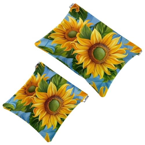 Anna Cowper Kosmetiktasche für Geldbörsen, Leder, kleine Make-up-Tasche, Kosmetiktasche, tragbar, kein Reißverschluss, Make-up-Tasche, Münzgeldbörse, Schmuckbeutel, Erdbeer-Blumen, 2 Stück, Mehrfarbig Anna Cowper Kosmetiktasche für Geldbörsen, Leder, kleine Make-up-Tasche, Kosmetiktasche, tragbar, kein Reißverschluss, Make-up-Tasche, Münzgeldbörse, Schmuckbeutel, Erdbeer-Blumen, 2 Stück, Mehrfarbig von Anna Cowper